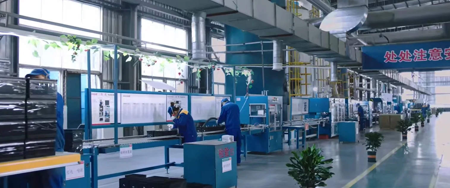 Battery manufacturing process at the Chengguang Energy facility