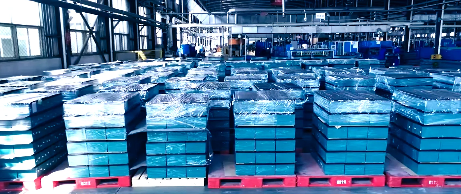 Battery manufacturing equipment at the Chengguang Energy facility